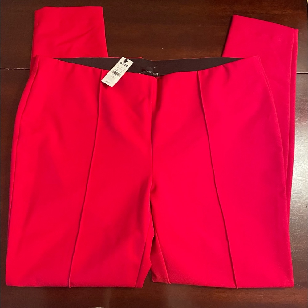 Express Red skinny leg pants